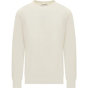 Jil Sander, Heren, Truien, Beige, Maat: S Zijde,
