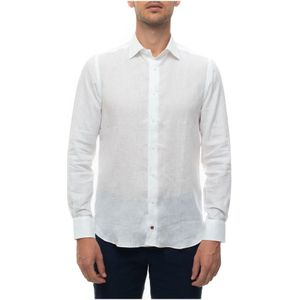 Càrrel, Heren, Overhemden, Wit, Maat: 5XL Linnen,