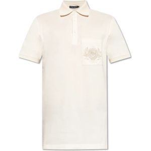 Dolce & Gabbana, Heren, Tops, Beige, Maat: L Katoen,