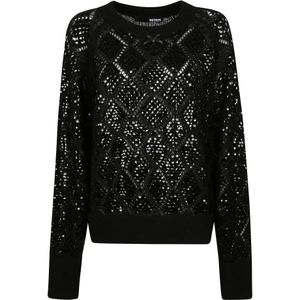 Rotate Birger Christensen, Dames, Truien, Zwart, Maat: L