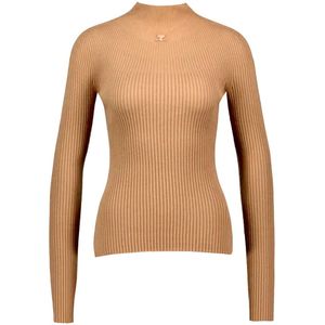 Courrèges, Dames, Truien, Bruin, Maat: S Katoen,