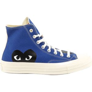 Comme des Garçons Play - High-top Sneakers - Blauw - Canvas