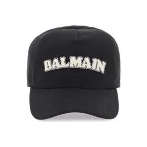 Balmain Caps , Black , Heren , Maat: S