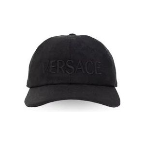 Versace Baseballpet , Black , Heren , Maat: 58 CM