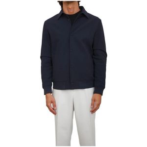 Antony Morato, Heren, Jassen, Blauw, Maat: XL Polyamide,