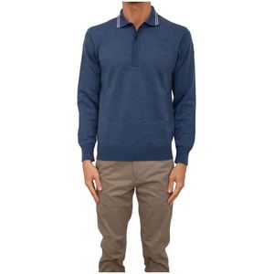 Paul & Shark, Heren, Tops, Blauw, Maat: M Wol,