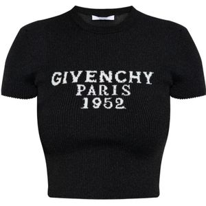 Givenchy, Dames, Tops, Zwart, Maat: XS Zijde,
