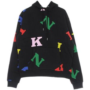 Karl Kani - Retro Logo Hoodie - Zwart - Heren - Katoen