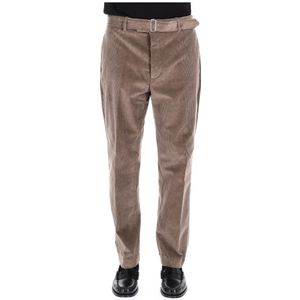 Officine Générale, Heren, Broeken, Grijs, Maat: S Katoen,
