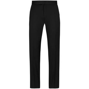 Hugo, Heren, Broeken, Zwart, Maat: S Wol,