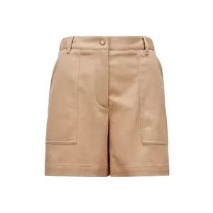Moncler Short Shorts , Beige , Dames , Maat: S