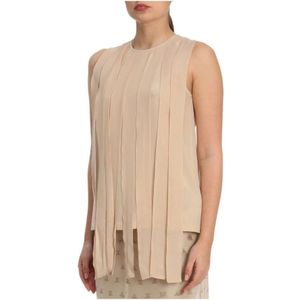 Max Mara, Dames, Tops, Beige, Maat: L