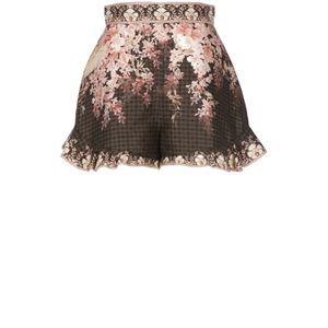 Zimmermann, Dames, Korte broeken, Bruin, Maat: S Katoen,