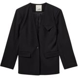 Sofie Schnoor - Amalie - Blazer - Donkerbruin - Casual Snit