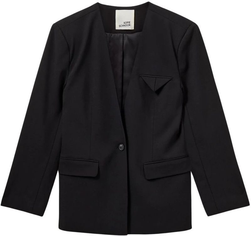 Sofie Schnoor - Amalie - Blazer - Donkerbruin - Casual Snit