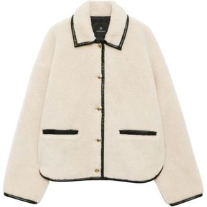 Anine Bing, Dames, Jassen, Beige, Maat: L Wol,