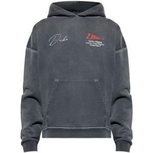 Duke + Dexter, Heren, Sweatshirts & Hoodies, Grijs, Maat: S Katoen,