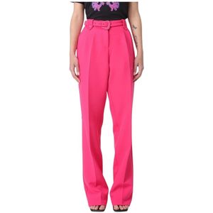 Versace Jeans Couture, Dames, Broeken, Roze, Maat: S