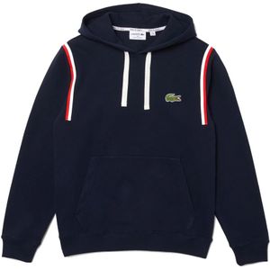 Lacoste, Heren, Sweatshirts & Hoodies, Blauw, Maat: M Fleece,