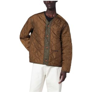 Oamc, Heren, Jassen, Beige, Maat: S Nylon,