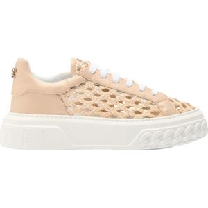 Casadei, Dames, Schoenen, Beige, Maat: 35 EU Katoen,