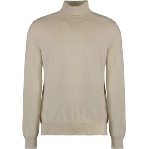Moorer, Heren, Truien, Beige, Maat: 2XL Kasjmier,