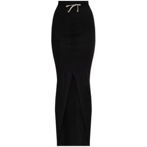 Rick Owens, Dames, Rokken, Zwart, Maat: XS Katoen,