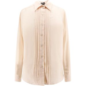 Tom Ford, Dames, Blouses & Shirts, Roze, Maat: XS Zijde,