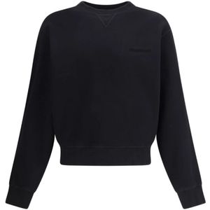 Dsquared2 - Oversized Monogram Sweatshirt - Zwart - Heren - Katoen