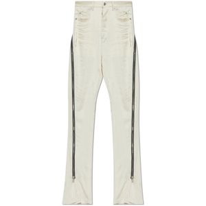 Rick Owens, Heren, Broeken, Beige, Maat: W29 Viscose,