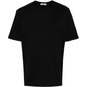 Herno, Heren, Tops, Zwart, Maat: L Katoen,