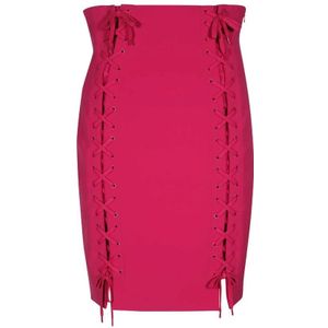 Moschino, Dames, Rokken, Paars, Maat: M Poliester,