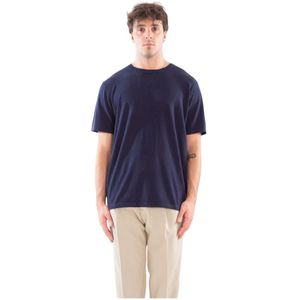 MC2 Saint Barth, Heren, Tops, Blauw, Maat: XL Kasjmier,