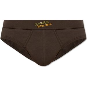 Dsquared2, Heren, Ondergoed, Bruin, Maat: 2XL