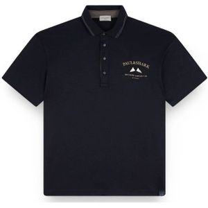 Paul & Shark, Heren, Tops, Blauw, Maat: L Katoen,