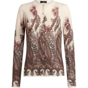 Etro, Dames, Truien, Veelkleurig, Maat: L Zijde,