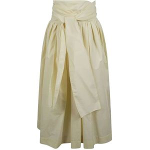 Fabiana Filippi, Dames, Rokken, Beige, Maat: M Wol,