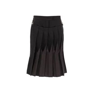 Fendi Denim Mini Rok , Brown , Dames , Maat: XS