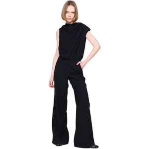Silvian Heach, Dames, Jumpsuits & Playsuits, Zwart, Maat: 2XS Poliester,