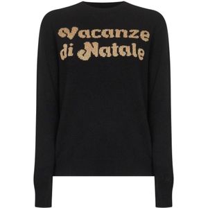 MC2 Saint Barth, Dames, Truien, Zwart, Maat: XS Wol,