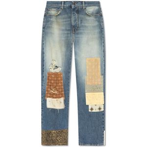 Amiri, Heren, Jeans, Blauw, Maat: W34 L32 Katoen,