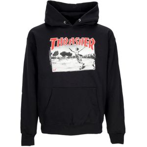 Thrasher, Heren, Sweatshirts & Hoodies, Zwart, Maat: XL Katoen,