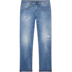 Dondup, Heren, Jeans, Blauw, Maat: W27 Denim,