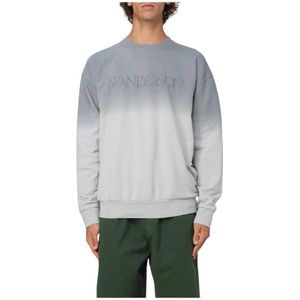 JW Anderson, Heren, Sweatshirts & Hoodies, Grijs, Maat: S Katoen,