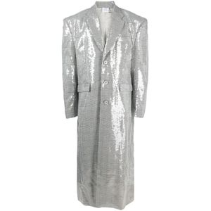 Vetements, Dames, Mantels, Wit, Maat: S Viscose,