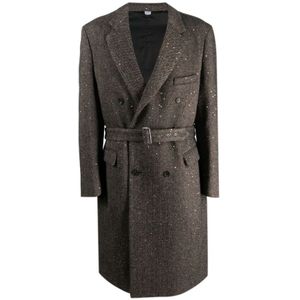 Winnie NY, Heren, Mantels, Veelkleurig, Maat: M Wol,