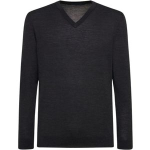 Kiton, Heren, Truien, Grijs, Maat: S Wol,