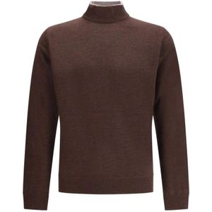 Cruna, Heren, Truien, Bruin, Maat: S Wol,