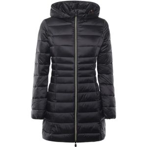 Save The Duck, Dames, Mantels, Zwart, Maat: XS Nylon,