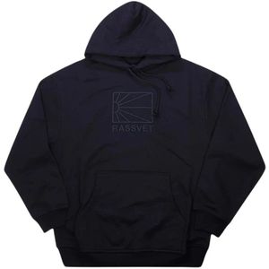 Rassvet, Heren, Sweatshirts & Hoodies, Zwart, Maat: L Katoen,